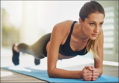 plank exercise for periods relax